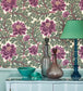 Aurora Wallpaper - Petrol & Teal on Ink - 116/1003 - Cole & Son - Premier Wallcovering