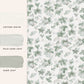 Autumn Leaves Wallpaper - Sage Green - Laura Ashley - 118482 - Premier Wallcovering