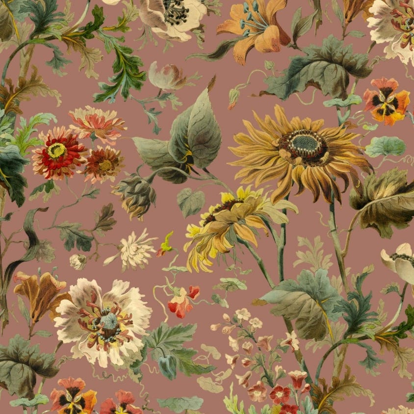 Avalon Wallpaper - Puce-Pink - House of Hackney - 1-WA-AVA-DI-PNK-XXX