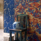 Avalonis Wallpaper - Como Blue / Koi - Zoffany - ZCOT313021 - Morris Wallpaper