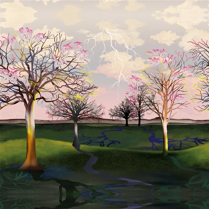 Avant Le Mistral Wallpaper - Cypres - Christian Lacroix - PCL7057/01 - Premier Wallcovering