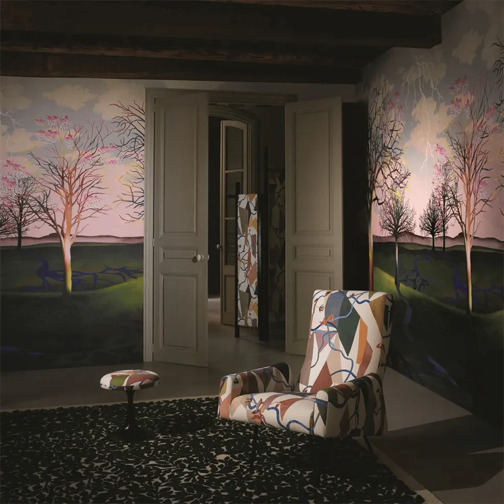 Avant Le Mistral Wallpaper - Cypres - Christian Lacroix - PCL7057/01 - Premier Wallcovering
