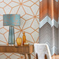 Axal Wallpaper - Rust - Harlequin - HMWF111979