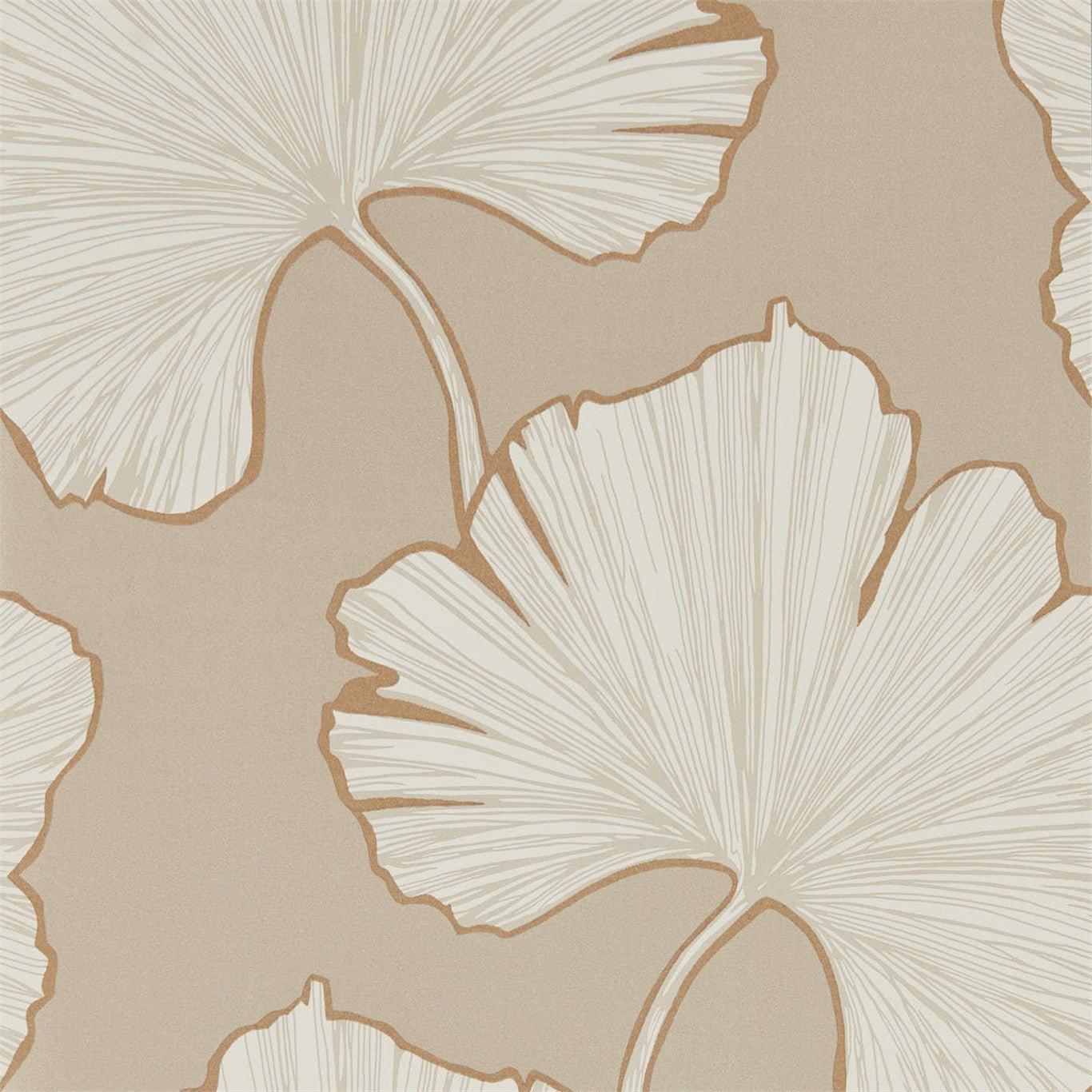 Azurea Wallpaper - Champagne - Harlequin - HLUT111712