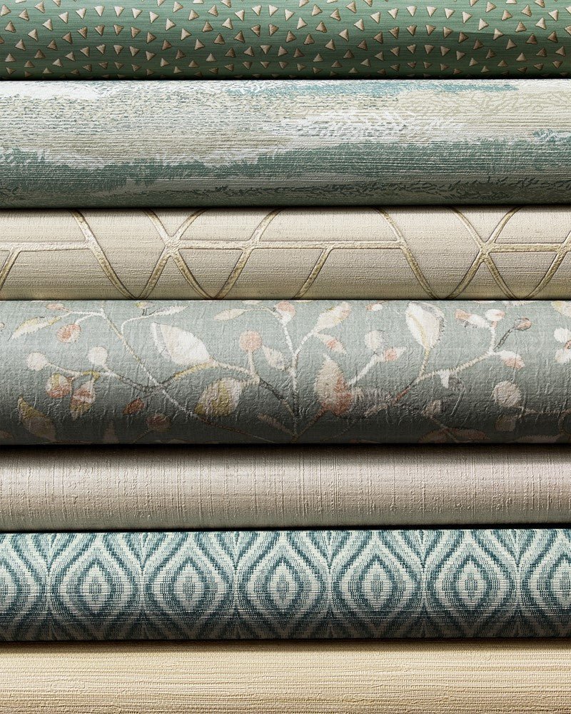 Azzura Wallpaper - Steel - J8015 - 01 - Jane Churchill