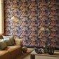 Babel Babylone Wallpaper - Encre / Rouille - Casadeco - 89718644 - Premier Wallcovering