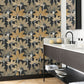 Babel Babylone Wallpaper - Mordore Noir - Casadeco - 89712390 - Premier Wallcovering