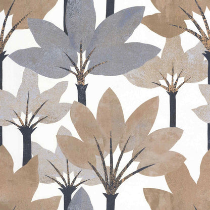 Babel Babylone Wallpaper - Encre / Naturel - Casadeco - 89716457 - Premier Wallcovering