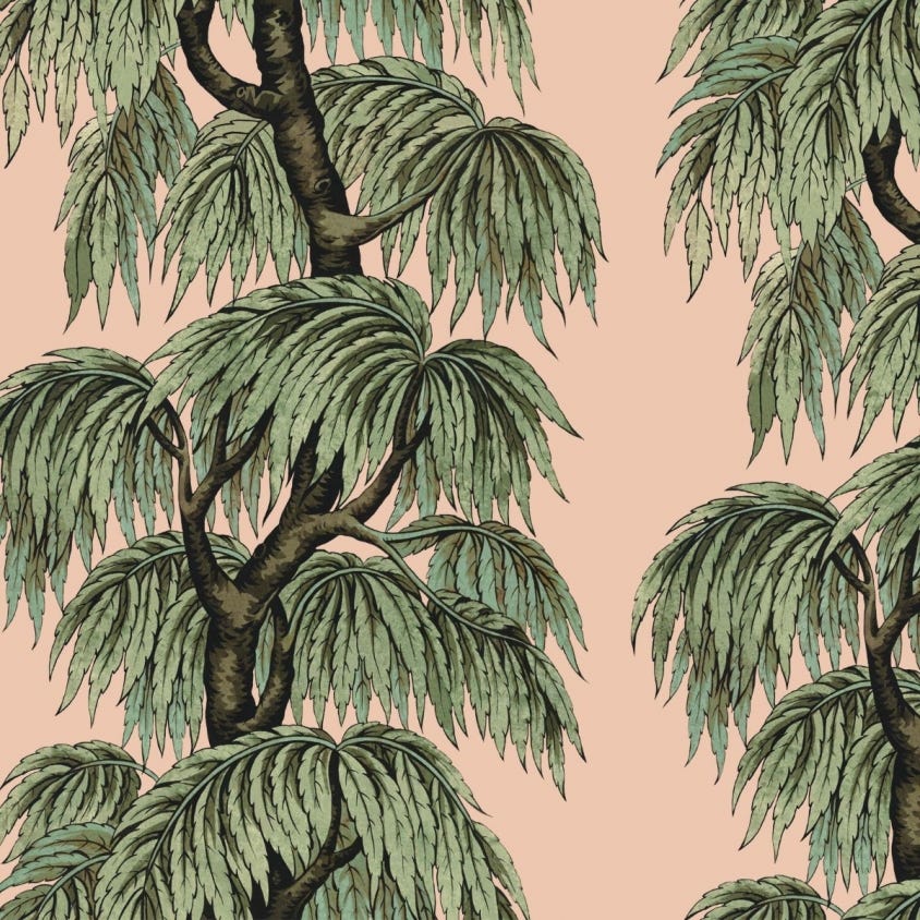 Babylon Wallpaper - Blush / Willow - House of Hackney - 1-WA-BAB-DI-BLS-XXX