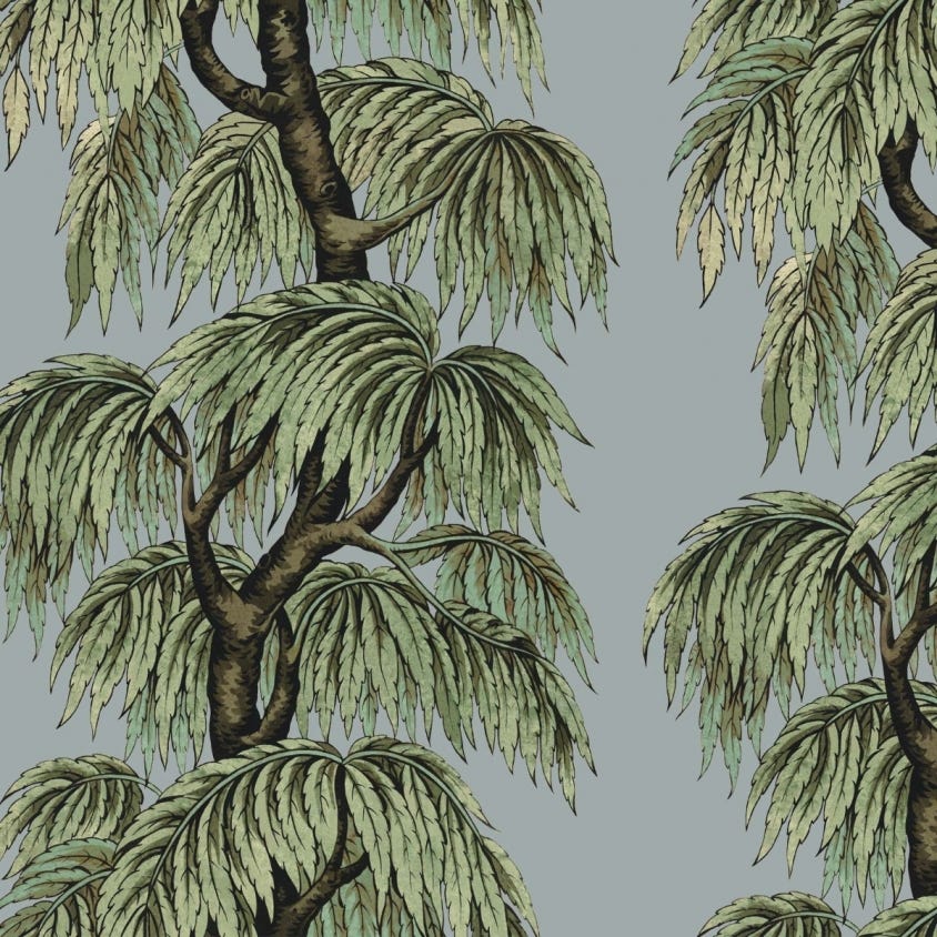 Babylon Wallpaper - Dove / Willow - House of Hackney - 1-WA-BAB-DI-D&W-XXX