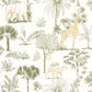 Balade Dans La Savane Wallpaper - Vert - Caselio - 105737007