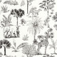 Balade Dans La Savane Wallpaper - Noir Et Blanc - Caselio - 105739090