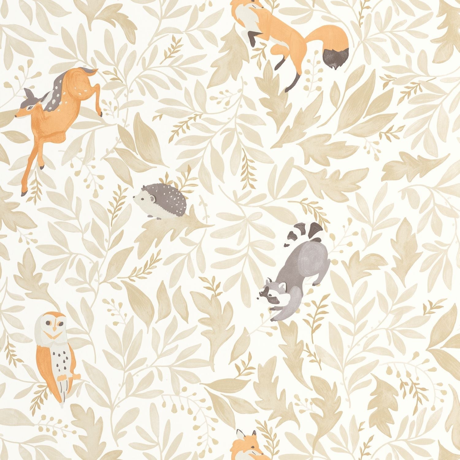 Balade En Foret Wallpaper - Beige - Caselio - 105741010