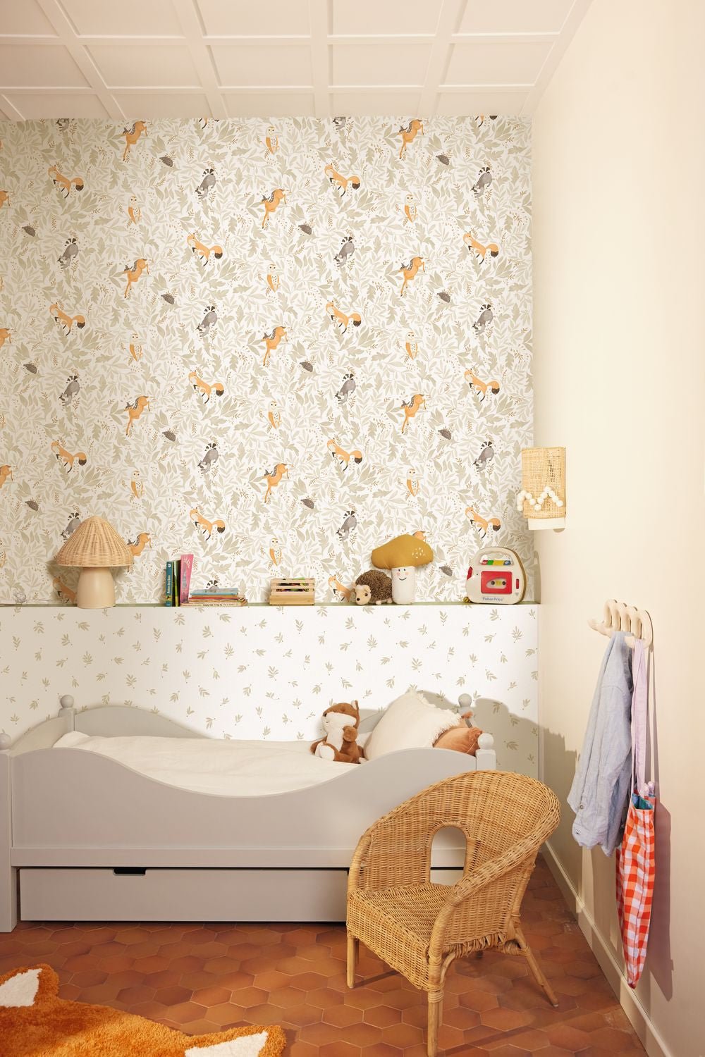 Balade En Foret Wallpaper - Beige - Caselio - 105741010