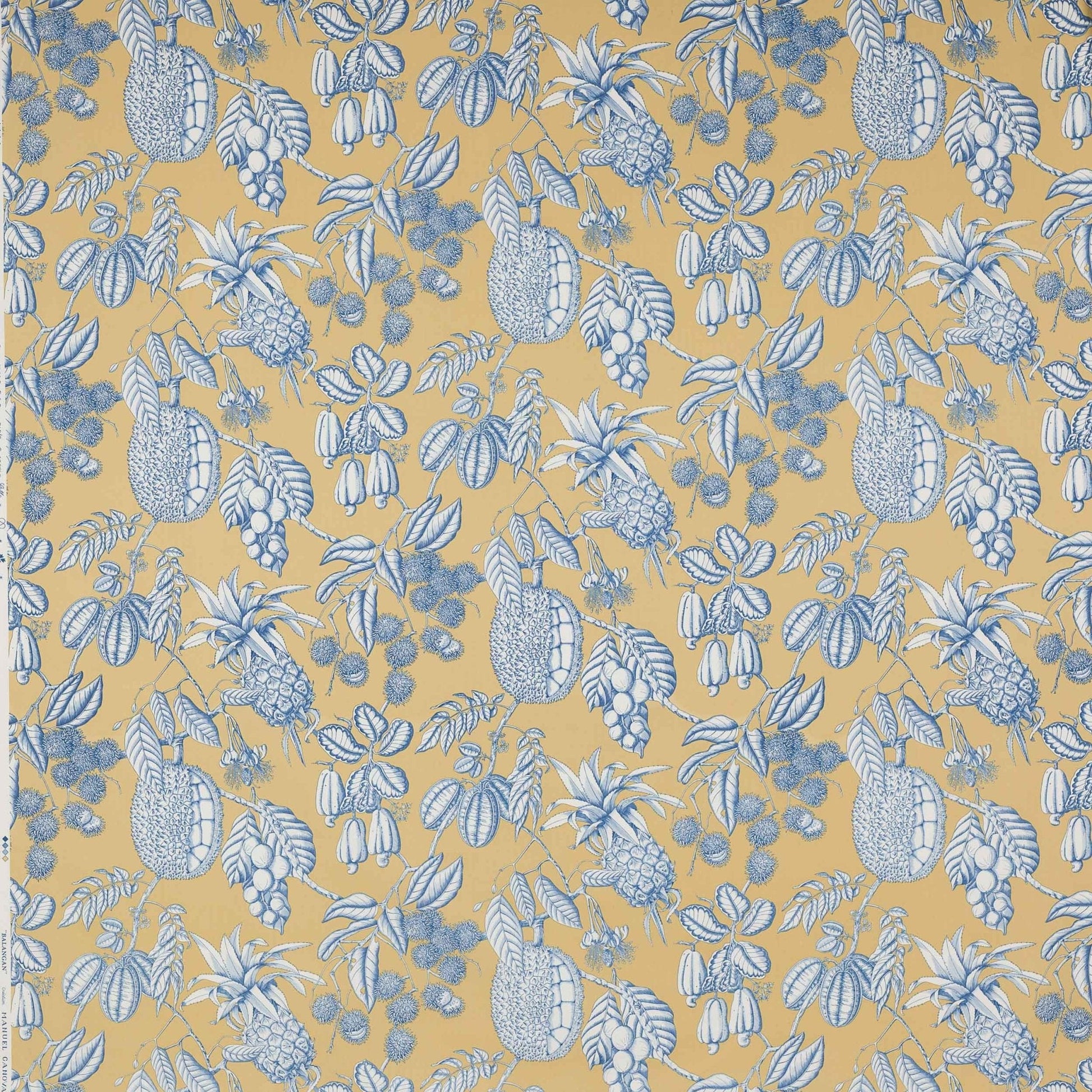 Balangan Fabric - Ocre - Manuel Canovas - M4077-05 - Premier Wallcovering