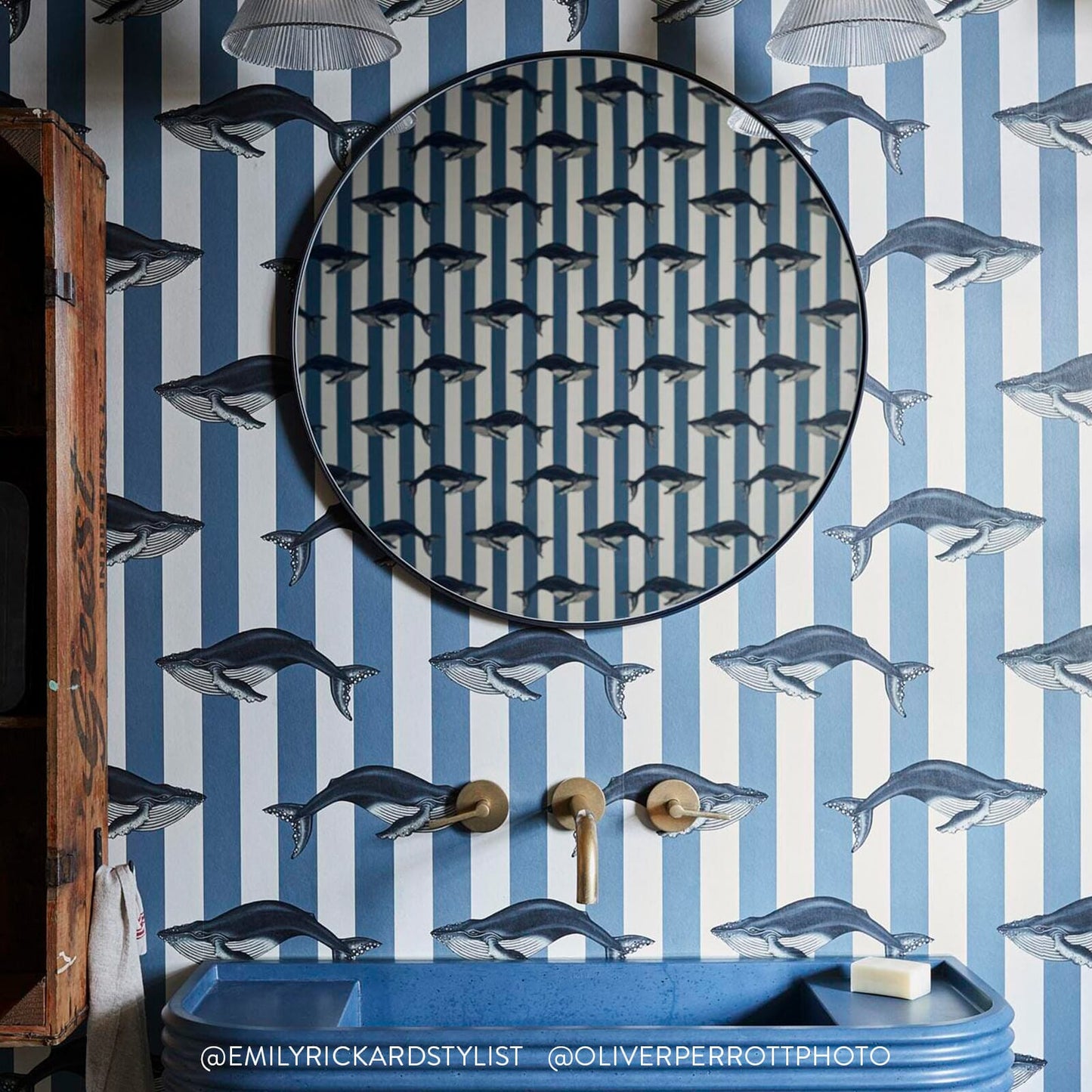 Baleana Wallpaper - Denim - House of Hackney - 1-WA-BAL-DI-DEN-XXX