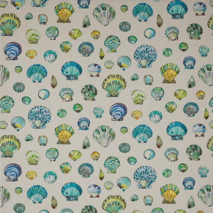 Bali Fabric - Aqua - Manuel Canovas - M4065-01 - Premier Wallcovering