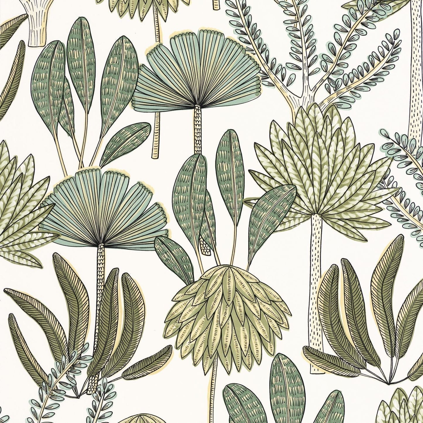 Bali Wallpaper - Vert Mousse - Caselio - 104930722
