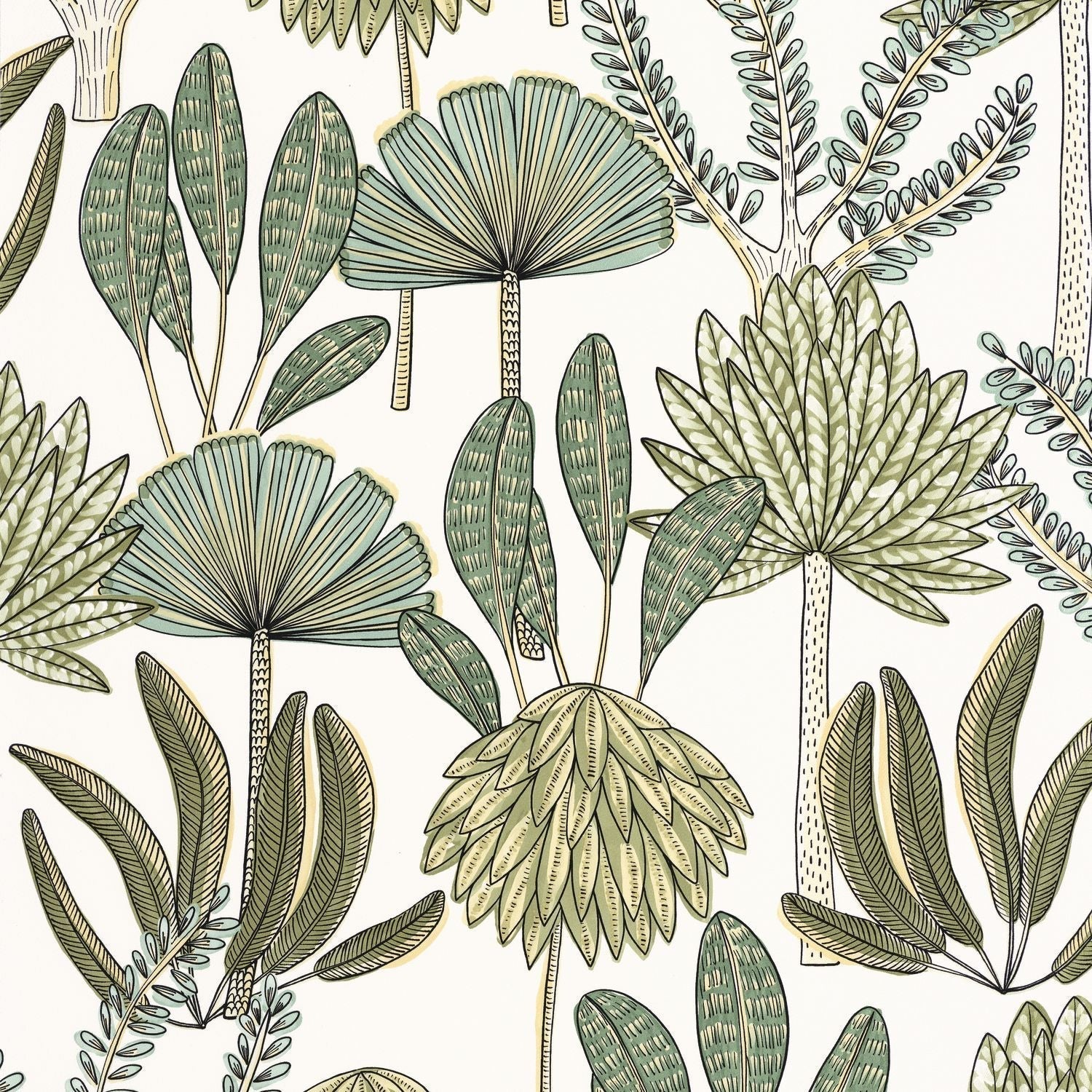 Bali Wallpaper - Vert Mousse - Caselio - 104930722