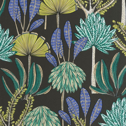 Bali Wallpaper - Noir Vert - Caselio - 104939708
