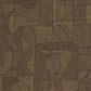 Baman Matera Wallpaper - Or / Noir - Casadeco - 201162707 - Premier Wallcovering