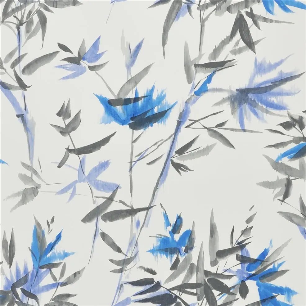 Bamboo Wallpaper - Cobalt - PDG652/05 - Designers Guild