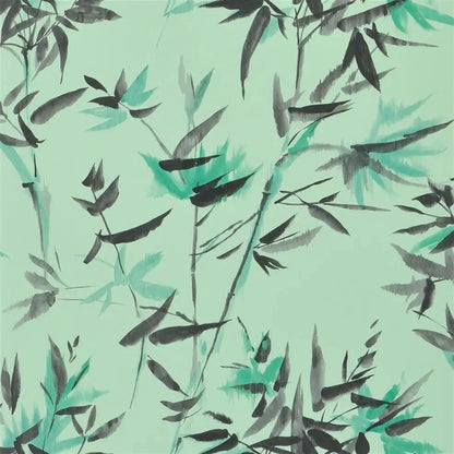 Bamboo Wallpaper - Jade - PDG652/04 - Designers Guild