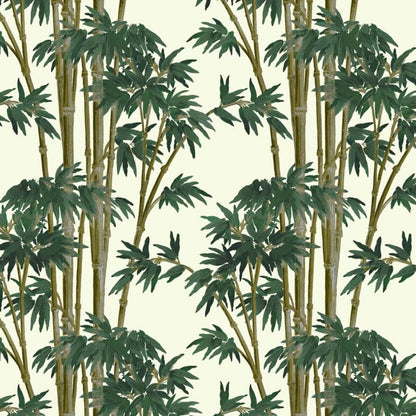 Bambusa Wallpaper - House of Hackney - 1 - WA - BAM - DI - WHT - XXX - Premier Wallcovering