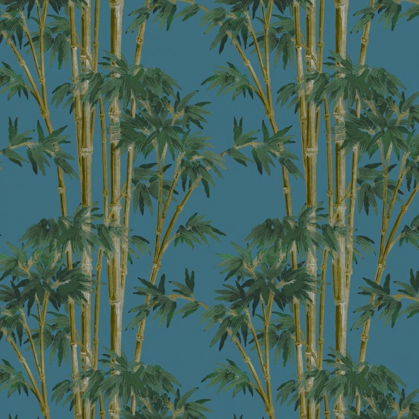 Bambusa Wallpaper - House of Hackney - 1 - WA - BAM - DI - AZU - XXX - Premier Wallcovering