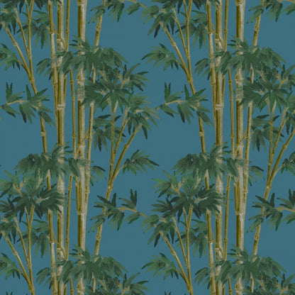 Bambusa Wallpaper - Azure - House of Hackney - 1-WA-BAM-DI-AZU-XXX