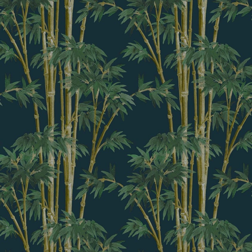 Bambusa Wallpaper - Midnight - House of Hackney - 1-WA-BAM-DI-MID-XXX