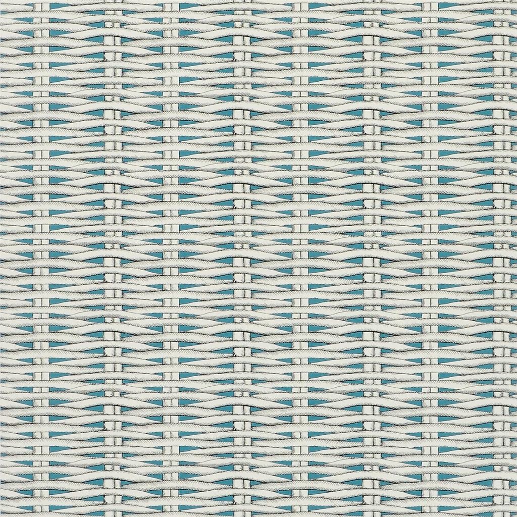 Barbade Wallpaper - Turquoise - Christian Lacroix - PCL664/04 - Premier Wallcovering