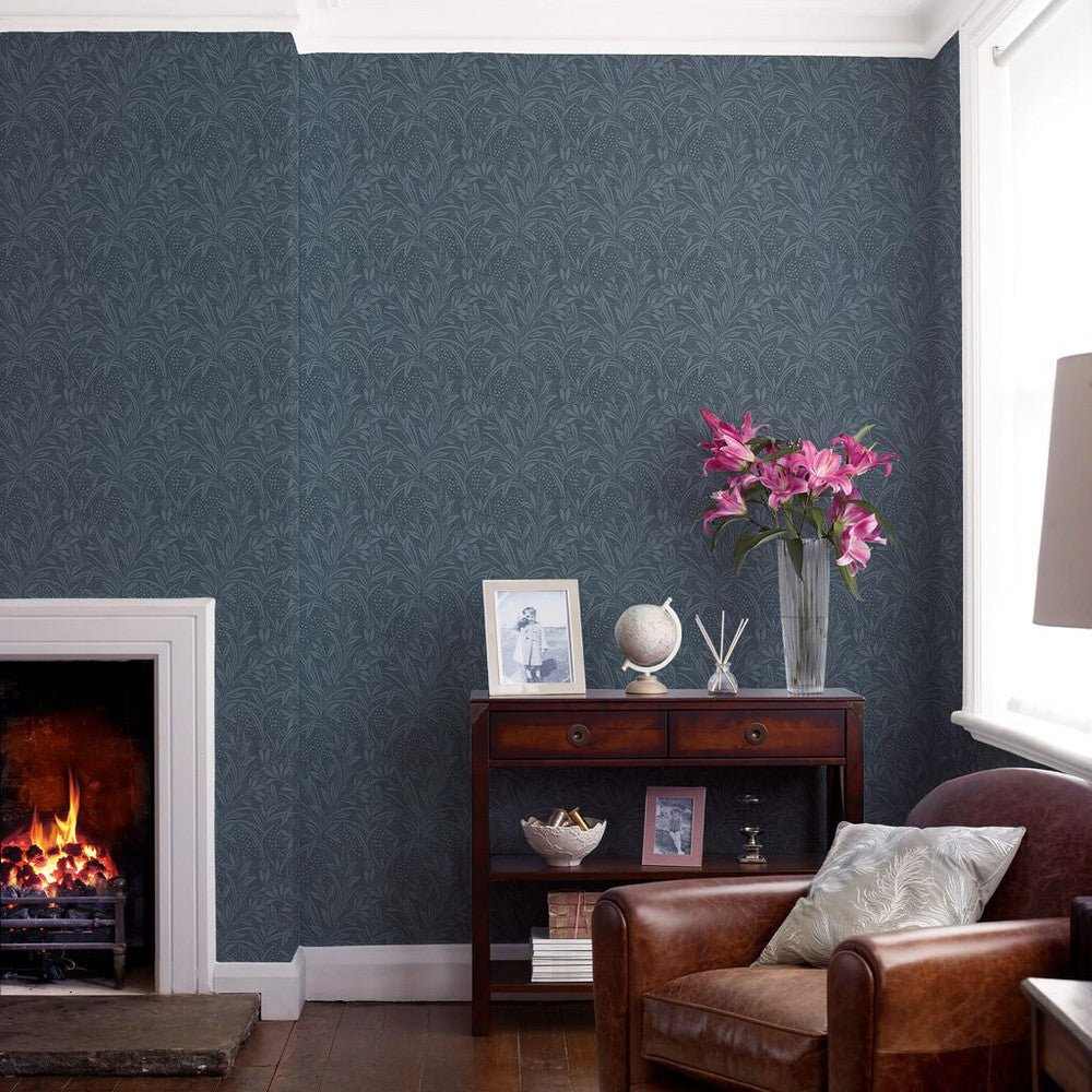 Barley Wallpaper - Dusky Seaspray - Laura Ashley - 113339 - Premier Wallcovering