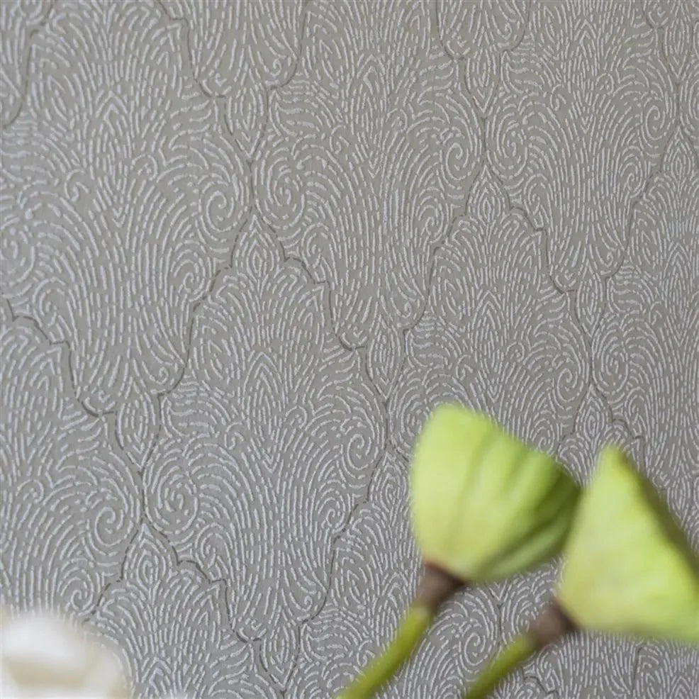 Basilica Wallpaper - Silver - PDG688/03 - Designers Guild