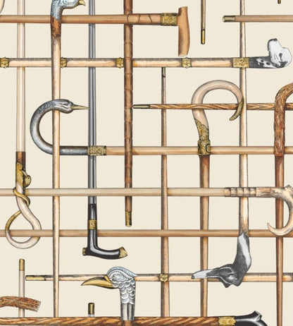 Bastoni Wallpaper - Cream - 114/14026 - Cole & Son - Premier Wallcovering