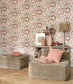 Batik Bali Wallpaper - Terracotta - Casadeco - 88153482 - Premier Wallcovering