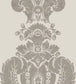 Baudelaire Wallpaper - Metallic Silver on Grey - 94/1004 - Cole & Son - Premier Wallcovering