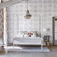 Bavero Shimmer Wallpaper - Silver - HZAP111778 - Harlequin 