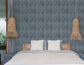Bazaar Fern Leaf Print Wallpaper - Denim Blue - Galerie - G78339 - Premier Wallcovering