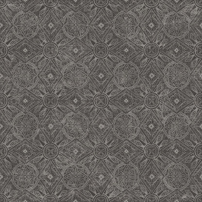 Bazaar Moroccan Print Wallpaper - Silver / Taupe - Galerie - G78316 - Premier Wallcovering