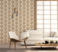 Bazaar Tribal Circles Wallpaper - Sand / Brown - Galerie - G78332 - Premier Wallcovering