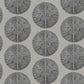 Bazaar Tribal Circles Wallpaper - Beige / Black - Galerie - G78330 - Premier Wallcovering