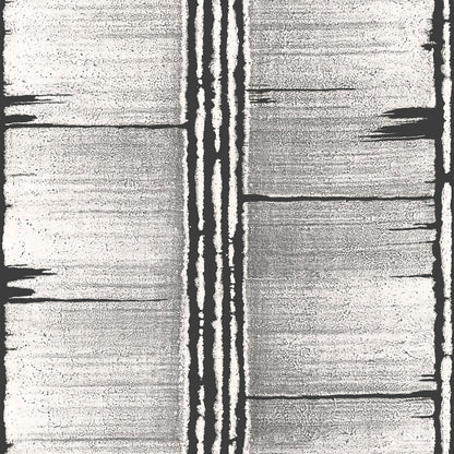 Bazaar Tribal Panels Wallpaper - Grey / Black - Galerie - G78283 - Premier Wallcovering