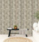 Bazaar Tribal Weave Wallpaper - Neutral / Black - Galerie - G78287 - Premier Wallcovering