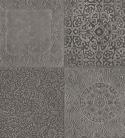 Bazaar Wallpaper - Pewter - 113/2005 - Cole & Son - Premier Wallcovering