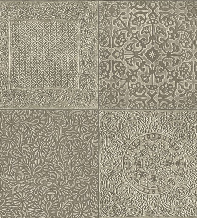 Bazaar Wallpaper - Metallic Gilver - 113/2006 - Cole & Son - Premier Wallcovering