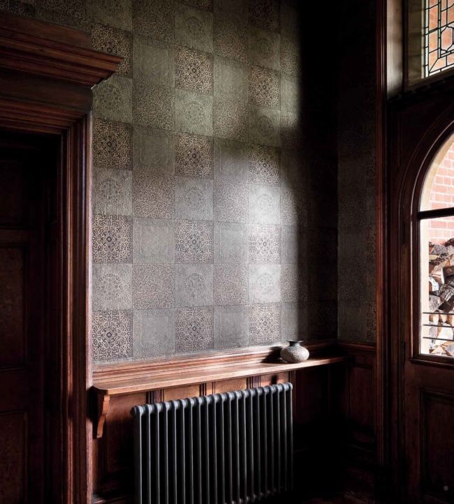 Bazaar Wallpaper - Pewter - 113/2005 - Cole & Son - Premier Wallcovering