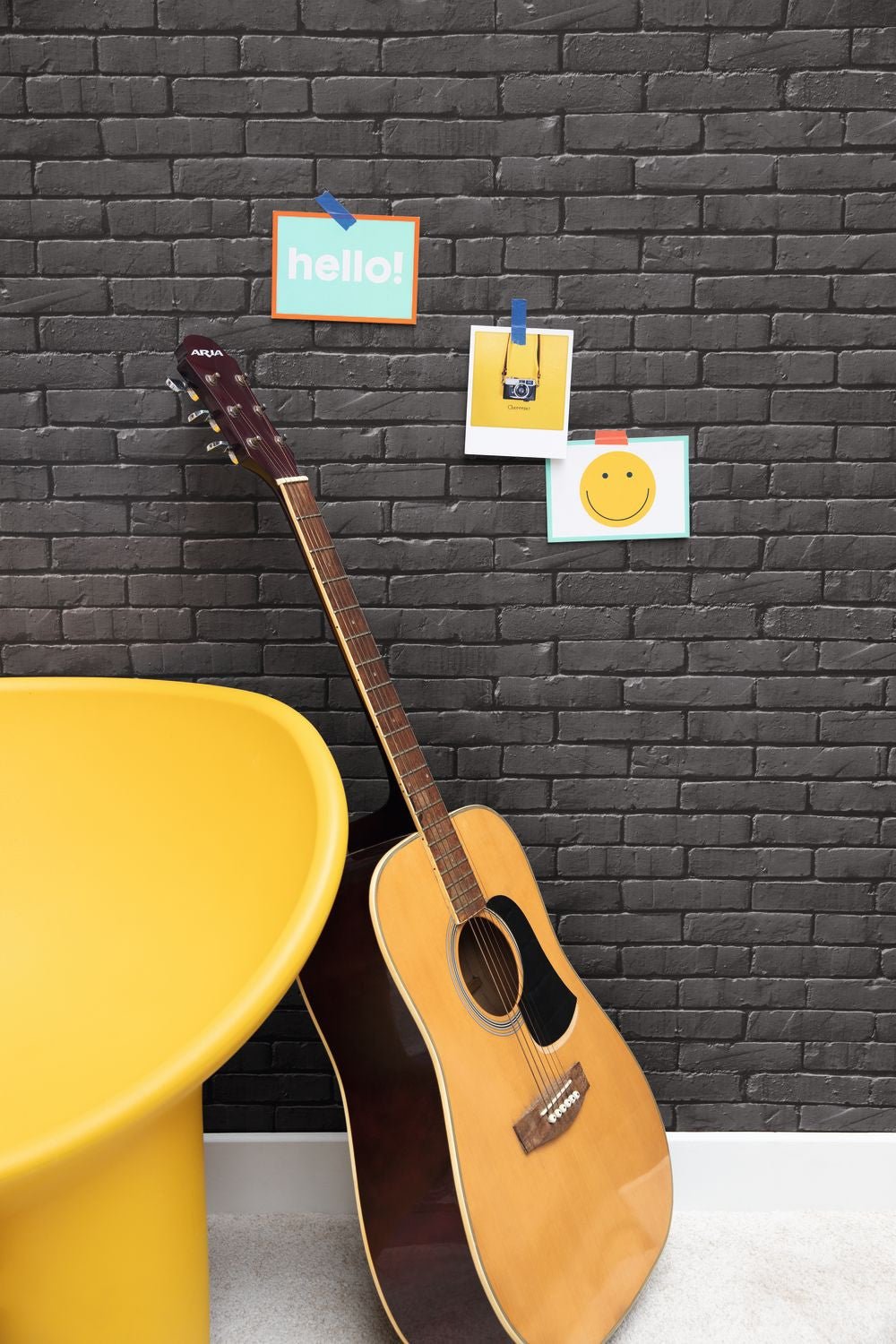 Be Free Wallpaper - Gris Anthracite - Caselio - 103299090