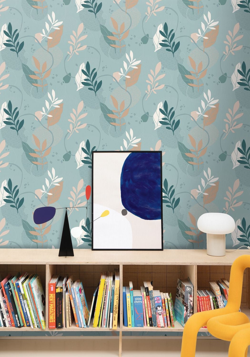 Be Yourself Wallpaper - Bleu Vert - Caselio - 103266078