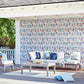Beach Huts Wallpaper - Marine - Sanderson - DCOA216560